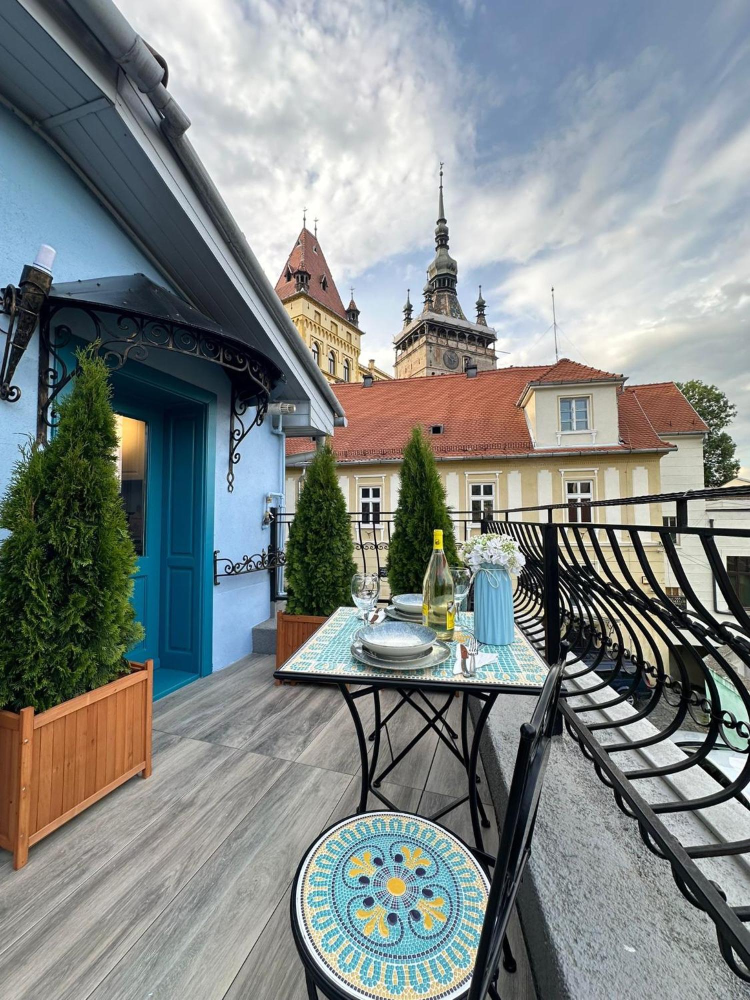Appartement Blue House Citadel Sighişoara Extérieur photo