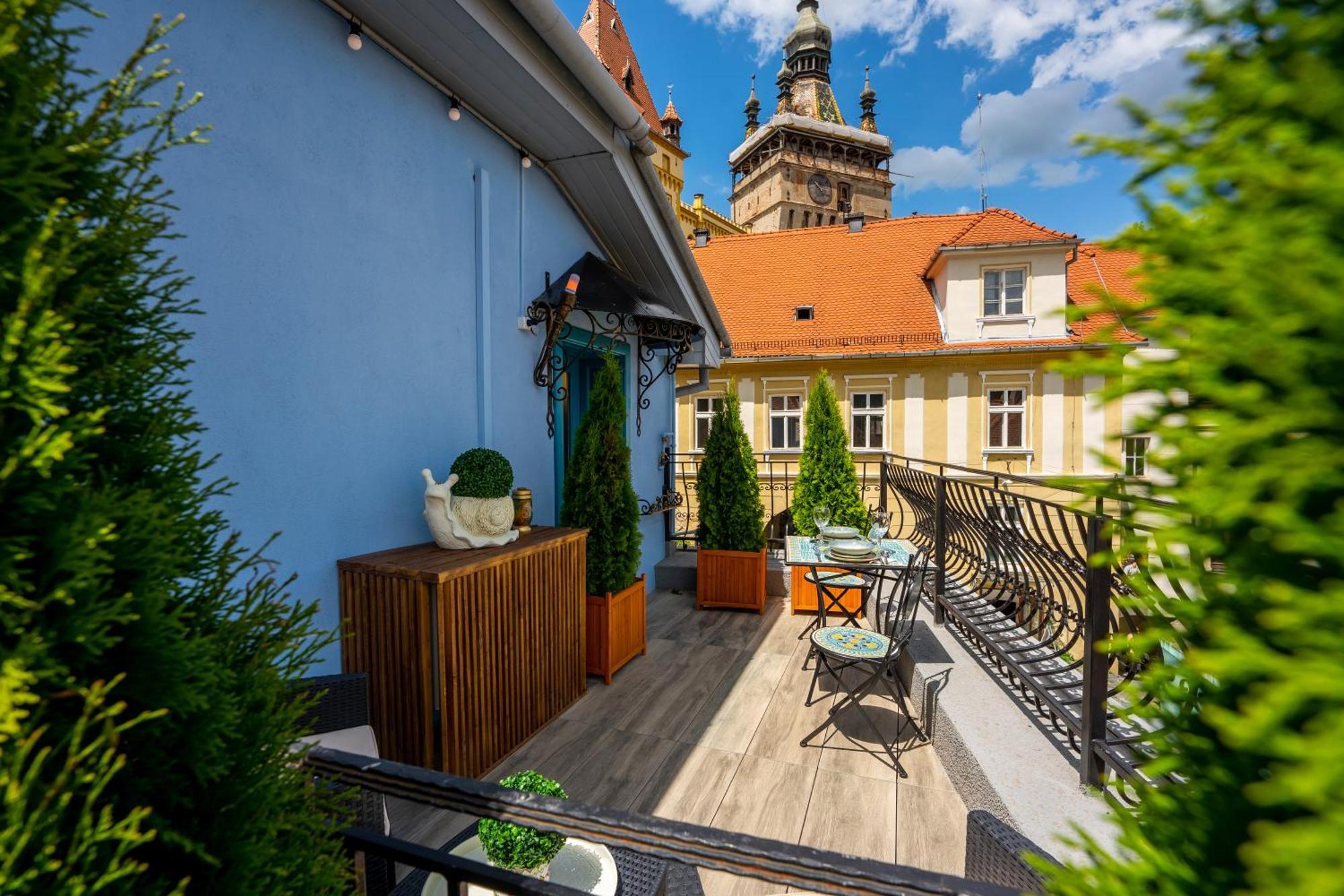 Appartement Blue House Citadel Sighişoara Extérieur photo